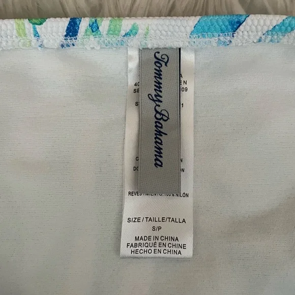{Tommy Bahama} Island Cays Seafrond Rashguard & Swim Skort - Womens Small - Picture 15 of 16